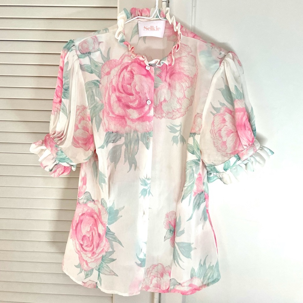 Women’s Selkie silk blouse top Size Small - perfect condition